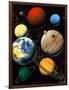 Computer Artwork Showing Planets of Solar System-Roger Harris-Framed Photographic Print