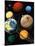 Computer Artwork Showing Planets of Solar System-Roger Harris-Mounted Photographic Print