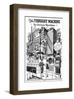 Computer as Envisaged in 1927, Illustration to the Thought Machine by Ammianus Marcellinus-Frank R. Paul-Framed Photographic Print