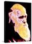 Computer Coloured Portrait of Darwin-PASIEKA-Stretched Canvas