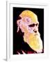 Computer Coloured Portrait of Darwin-PASIEKA-Framed Photographic Print