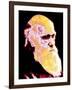 Computer Coloured Portrait of Darwin-PASIEKA-Framed Photographic Print