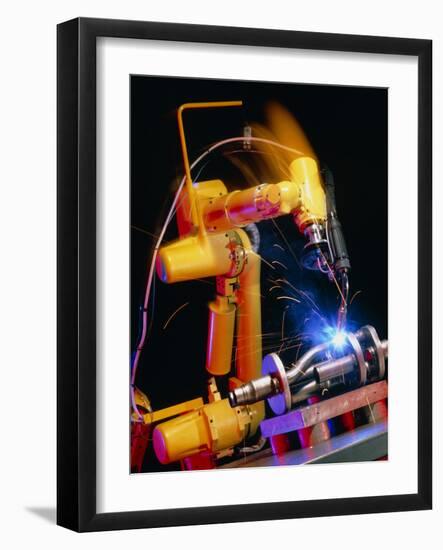 Computer-controlled Arc-welding Robot-David Parker-Framed Photographic Print