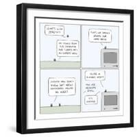 Computer Fly-Reza Farazmand-Framed Art Print