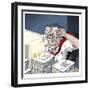 Computer Frustration-Linda Braucht-Framed Giclee Print