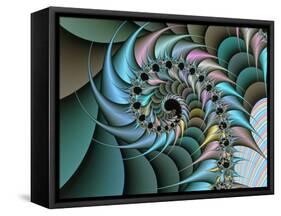 Computer-generated Chaos Fractal-Mehau Kulyk-Framed Stretched Canvas
