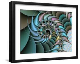 Computer-generated Chaos Fractal-Mehau Kulyk-Framed Photographic Print