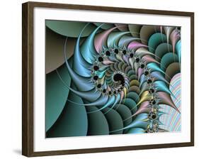 Computer-generated Chaos Fractal-Mehau Kulyk-Framed Photographic Print