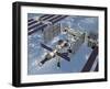 Computer Generated Image of the International Space Station-Stocktrek Images-Framed Photographic Print