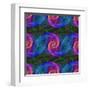 Computer Generated Spiral Fractal Pattern Background-David Zydd-Framed Premium Photographic Print