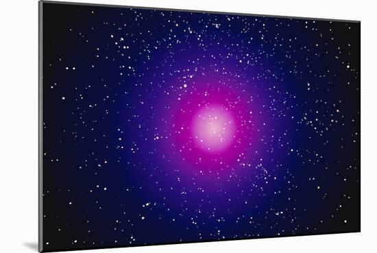 Computer Graphic Image of a Galaxy-Stocktrek-Mounted Photographic Print