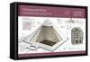 Computer Graphics About the Great Pyramid of Giza, in the Giza Valley and Built in the 2500 BC-null-Framed Stretched Canvas