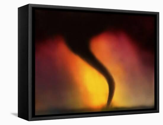 Computer Illustration of a Tornado-Mehau Kulyk-Framed Stretched Canvas