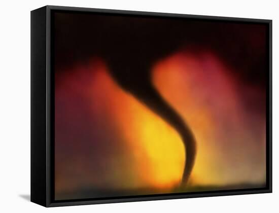 Computer Illustration of a Tornado-Mehau Kulyk-Framed Stretched Canvas