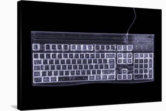 Computer Keyboard, Simulated X-ray-Mark Sykes-Stretched Canvas