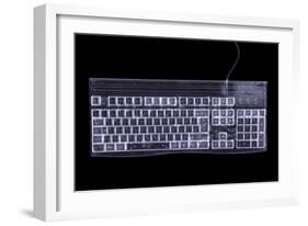 Computer Keyboard, Simulated X-ray-Mark Sykes-Framed Photographic Print