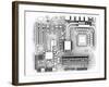 Computer Motherboard, Artwork-PASIEKA-Framed Photographic Print