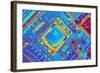 Computer Motherboard with Core I7 CPU-PASIEKA-Framed Premium Photographic Print