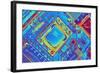 Computer Motherboard with Core I7 CPU-PASIEKA-Framed Premium Photographic Print