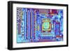 Computer Motherboard with Core I7 CPU-PASIEKA-Framed Photographic Print