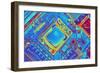 Computer Motherboard with Core I7 CPU-PASIEKA-Framed Photographic Print