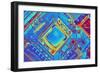 Computer Motherboard with Core I7 CPU-PASIEKA-Framed Photographic Print