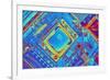 Computer Motherboard with Core I7 CPU-PASIEKA-Framed Photographic Print