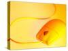 Computer Mouse in Yellow Light-null-Stretched Canvas