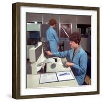Computer Operators-Heinz Zinram-Framed Photographic Print
