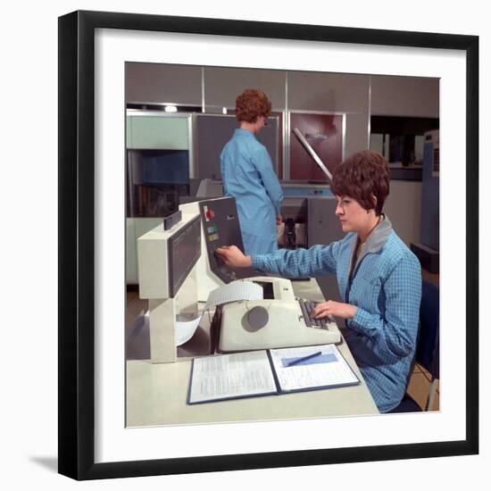 Computer Operators-Heinz Zinram-Framed Photographic Print