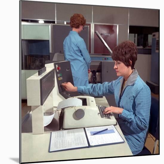 Computer Operators-Heinz Zinram-Mounted Photographic Print