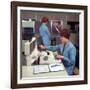 Computer Operators-Heinz Zinram-Framed Photographic Print