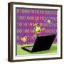 Computer Virus-Linda Braucht-Framed Giclee Print