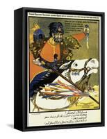 Comrade Muslims! Everyone Join the Ranks of Vsevobuch!, (Universal Military Trainin), 1919-Dmitri Stachievich Moor-Framed Stretched Canvas