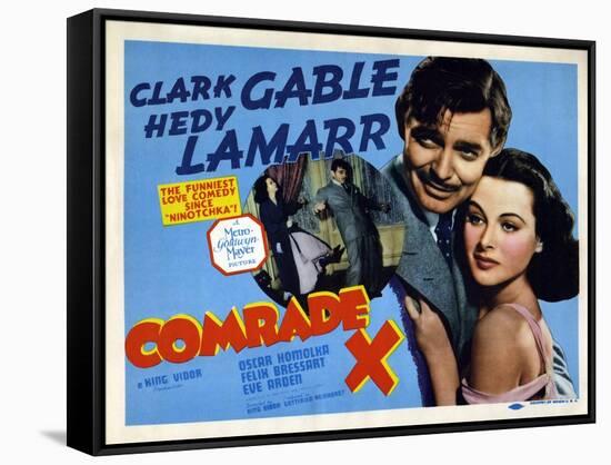 Comrade X, 1940-null-Framed Stretched Canvas