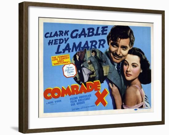 Comrade X, 1940-null-Framed Art Print