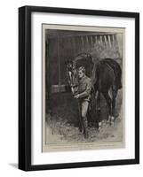 Comrades, Trumpeter Shurlock, of the 5th Lancers, and His Horse-John Charlton-Framed Giclee Print