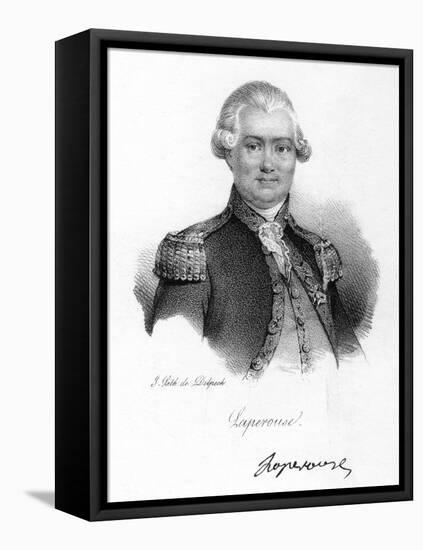 Comte De La Perouse, 18th Century French Navigator, Astronomer and Explorer, C1830-Delpech-Framed Stretched Canvas