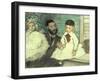 Comte Le Pic and His Sons-Edgar Degas-Framed Giclee Print