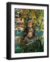 Comtesse Adele-Zoe De Toulouse-Lautrec, the Artist's Mother, 1882-Henri de Toulouse-Lautrec-Framed Giclee Print