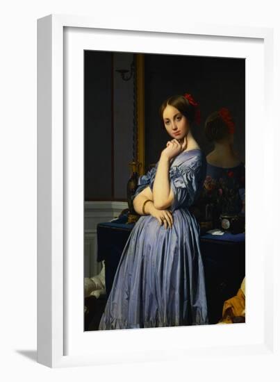 Comtesse d'Haussonville-Jean-Auguste-Dominique Ingres-Framed Giclee Print