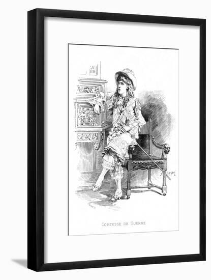 Comtesse de Guerne-St Elme Gautier-Framed Art Print