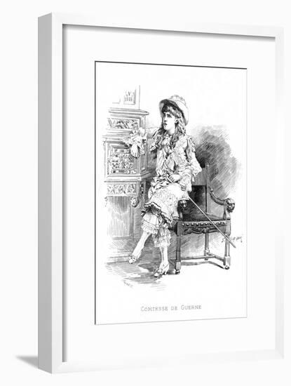 Comtesse de Guerne-St Elme Gautier-Framed Art Print