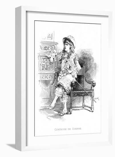 Comtesse de Guerne-St Elme Gautier-Framed Art Print