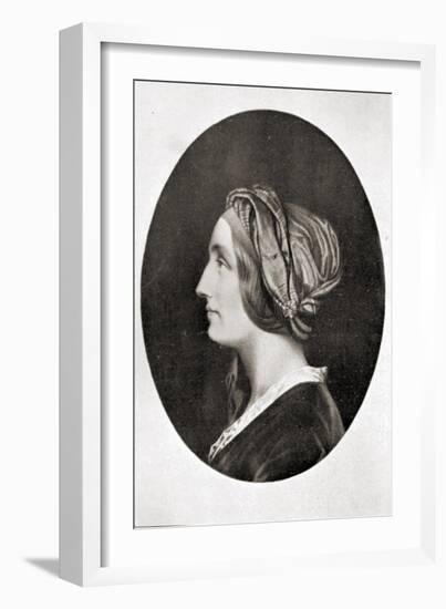 Comtesse Marie D'Agoult --Oswald Walters Brierly-Framed Giclee Print