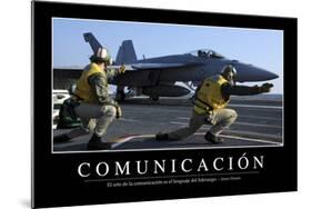Comunicación. Cita Inspiradora Y Póster Motivacional-null-Mounted Photographic Print