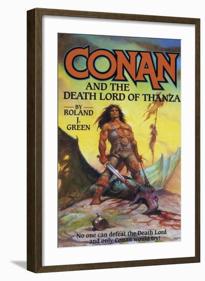 Conan and the Death Lord of Thanza, 1997, USA-null-Framed Giclee Print