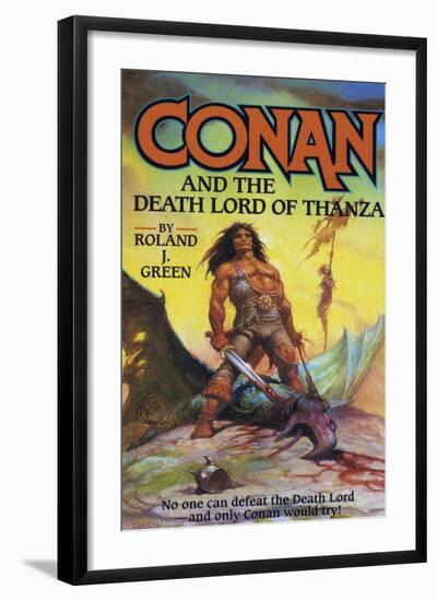 Conan and the Death Lord of Thanza, 1997, USA-null-Framed Giclee Print