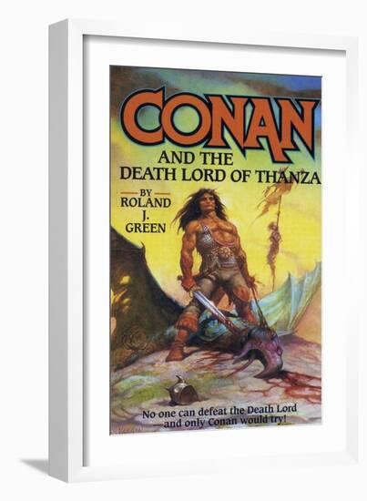 Conan and the Death Lord of Thanza, 1997, USA-null-Framed Giclee Print