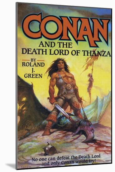 Conan and the Death Lord of Thanza, 1997, USA-null-Mounted Giclee Print